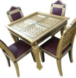 Table traditionnel de Luxe - 4 chaises – Image 2